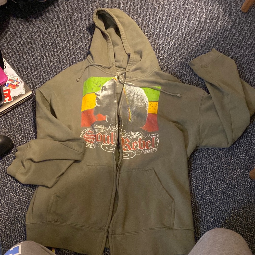 bob marley zip up